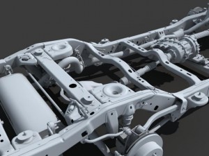 car chassis 02 3D 모델