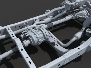 car chassis 02 3D 모델