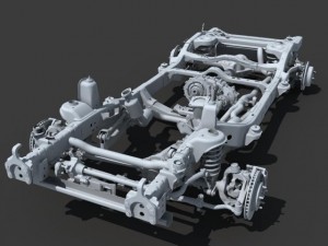 car chassis 02 3D 모델