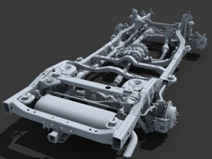 car chassis 02 3D 모델