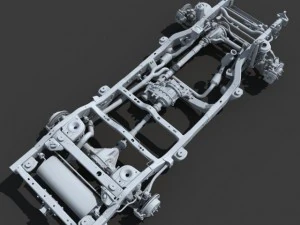 car chassis 02 3D Model