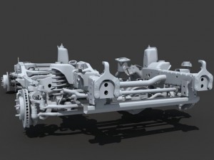 car chassis 02 3D 모델