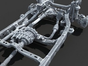 car chassis 02 3D 모델