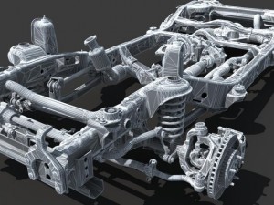 car chassis 02 3D 모델