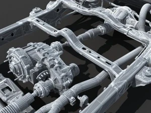 car chassis 02 3D Model