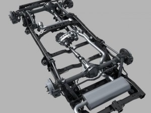 car chassis 02 3D 모델