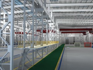 factory interior scene Modelo 3D