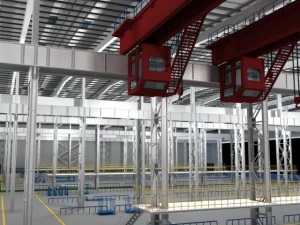 factory interior scene 3D Model