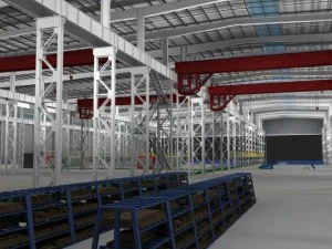 factory interior scene 3D Model