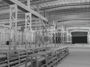 factory interior scene 3D Model