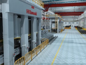 factory interrior scene Model 3D