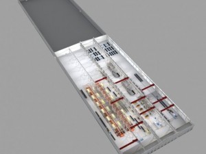 factory interrior scene Modello 3D