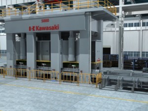 factory interrior scene Modello 3D