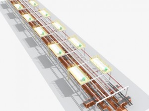 factory interrior scene Modello 3D
