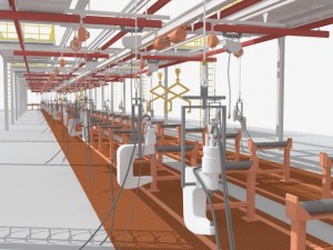 factory interrior scene Modello 3D