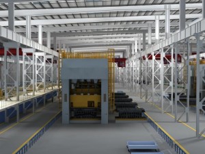 factory interior scene and equipment 3D 模型