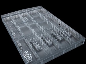 factory interior scene and equipment 3D 模型