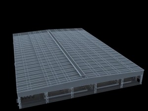 factory interior scene and equipment 3D 模型