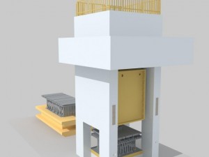 factory interior scene and equipment 3D 模型