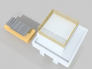 factory interior scene and equipment 3D Model