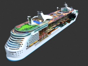 mariner of the seas cruise cutaway 3Dモデル