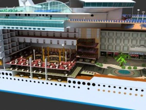 mariner of the seas cruise cutaway 3D Model
