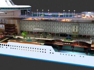 mariner of the seas cruise cutaway 3Dモデル