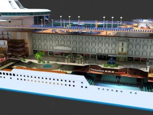 mariner of the seas cruise cutaway 3D Model