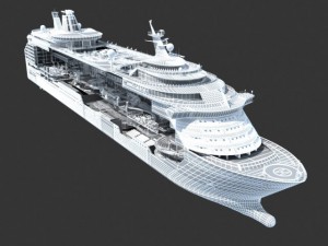 mariner of the seas cruise cutaway 3Dモデル