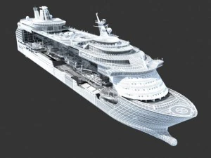 mariner of the seas cruise cutaway 3D Model