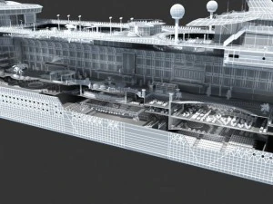 mariner of the seas cruise cutaway 3D Model