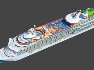 mariner of the seas cruise cutaway 3D Model