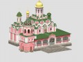moscow kremlin kazanskiy sobor 3D 模型