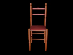 sedia semplice Modello 3D