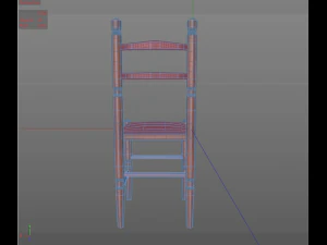 simple chair 3D Model