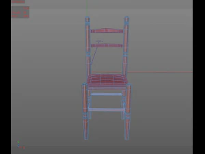simple chair 3D Model
