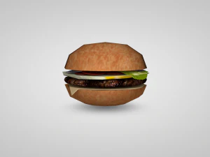 Hamburger Modello 3D