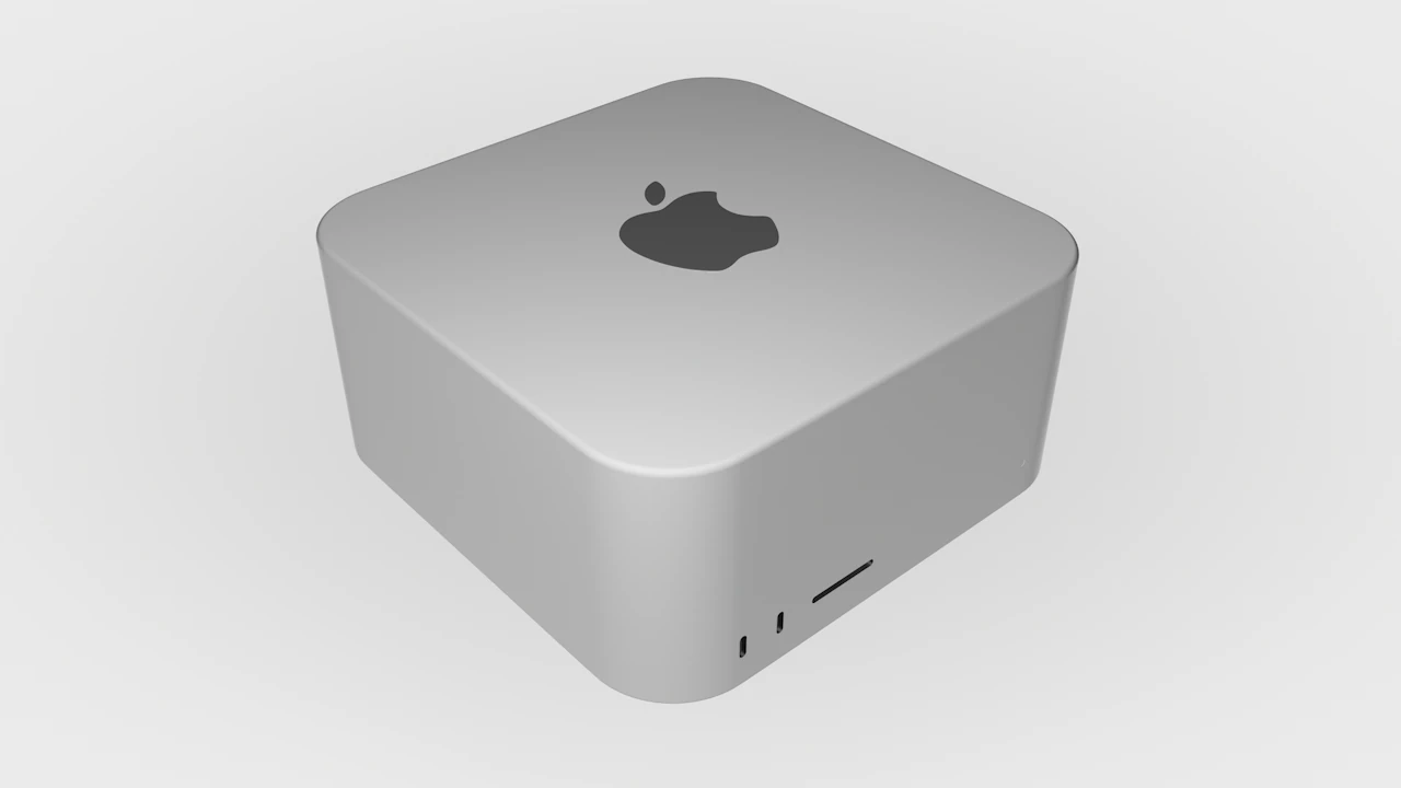 Apple Mac Studio 2022 3D Model .c4d .max .obj .3ds .fbx .stl .blend 