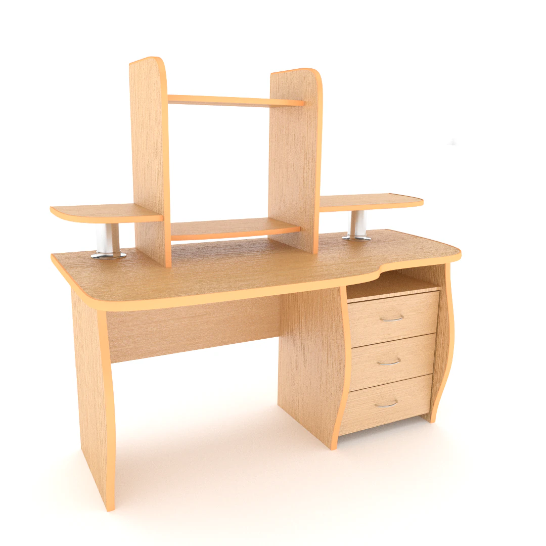 desk 3D Model .c4d .max .obj .3ds .fbx .stl .blend 