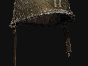 world war 2 helmet american 3D 模型