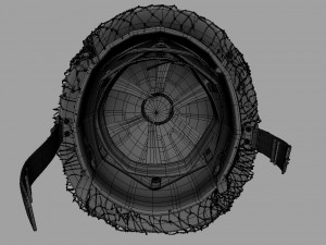 world war 2 helmet american 3D 模型