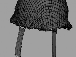 world war 2 helmet american 3D 模型