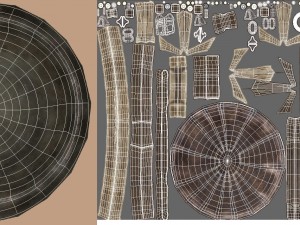 world war 2 helmet american 3D 模型