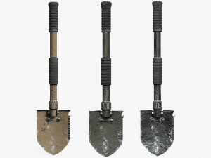 militaryshovel Modelo 3D