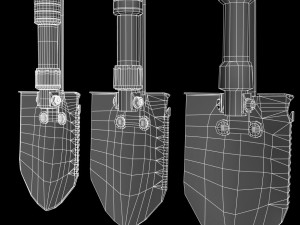 militaryshovel Model 3D