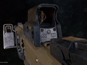 acr rifle 2x color versions black and tan 3D 模型