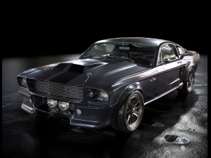 mustang shelby gt 500 1967 Model 3D