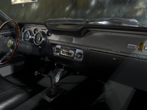 mustang shelby gt 500 1967 Model 3D