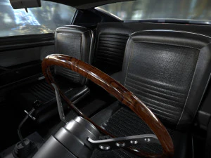 mustang shelby gt 500 1967 Modelo 3D