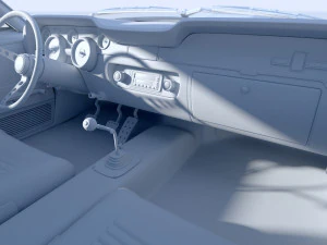 mustang shelby gt 500 1967 Modelo 3D